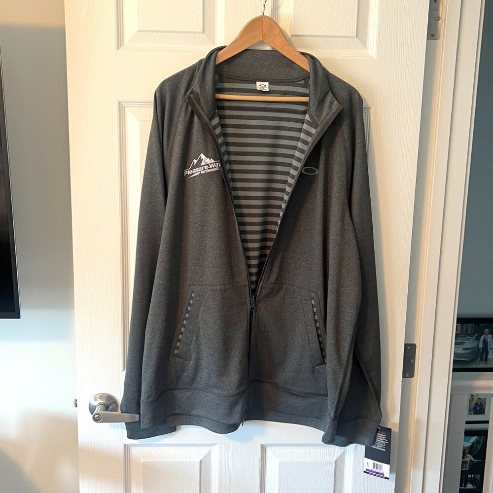 Oakley Brand 'Pleasure-Way Motorhomes' Windbreaker Activewear Zip-Up Jacket!